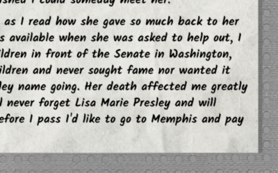 Respects to a Classy Lady – A Letter for LMP